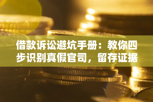 济南借款诉讼避坑手册：教你四步识别真假官司，留存证据不踩雷