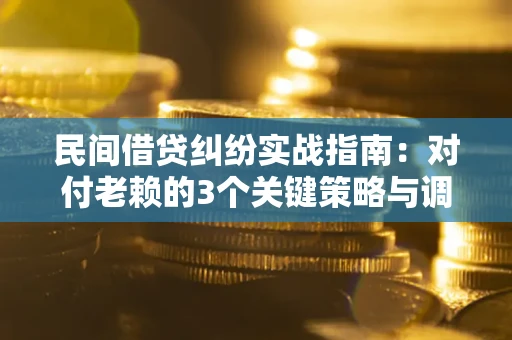 济南民间借贷纠纷实战指南：对付老赖的3个关键策略与调解盲区解析