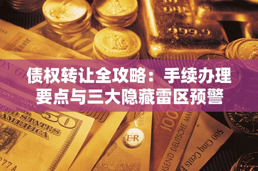 济南债权转让全攻略：手续办理要点与三大隐藏雷区预警