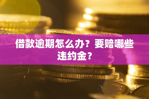 济南借款逾期怎么办？要赔哪些违约金？